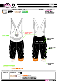 Culotte Corto PRO 1.1 - Negro 2