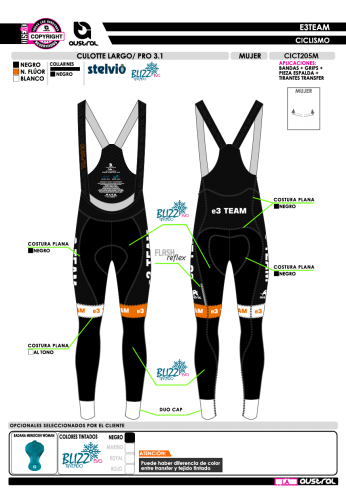 Culotte Largo PRO 3.1 - Negro