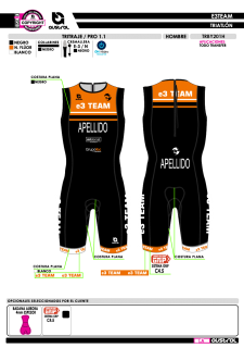 Tritraje PRO 1.1 - Negro 2