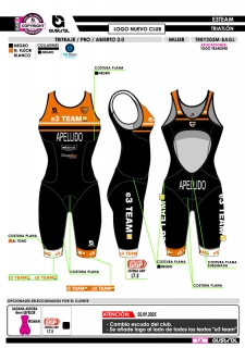 Tritraje PRO abierto 2.0 -... 2