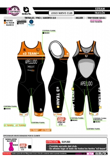 Tritraje PRO abierto 2.0 -... 2