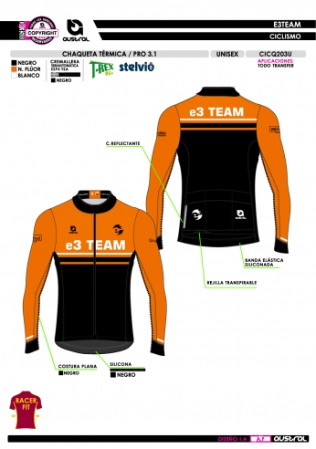Chaqueta Térmica PRO 3.1 - Negro