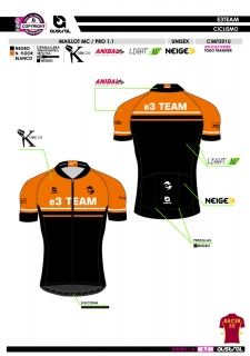 Maillot MC PRO 1.1 - Negro 2