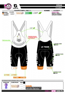 Culotte Corto PRO 1.1 - Negro 2