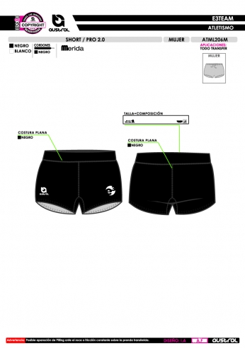 Short PRO 2.0 - Negro