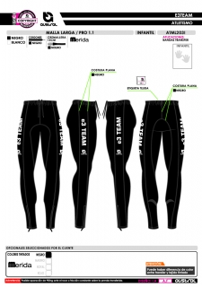 Malla Larga PRO 1.1 - Negro 2