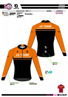 Maillot ML PRO 1.1 - Negro 2