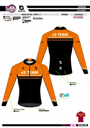 Maillot ML PRO 1.1 - Negro