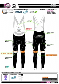 Culotte Largo PRO 1.1 - Negro 2