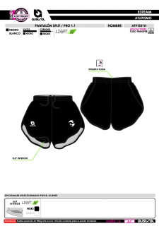 Pantalón Split PRO 1.1 - Negro 2