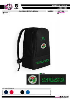 Mochila Zapatillera IM - Negro 2