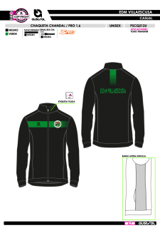 Chaq. Chándal PRO 1.6 - Negro 2