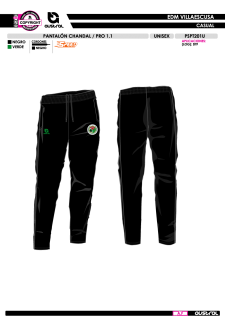Pant. Chándal PRO 1.1 - Negro 2