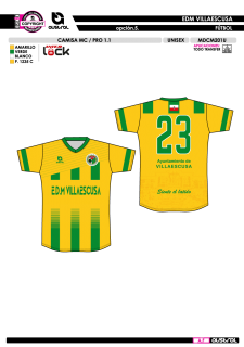 Camisa MC PRO 1.1 - Amarilla  2