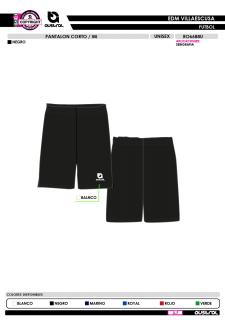 Pantalón Corto IM - Negro 2