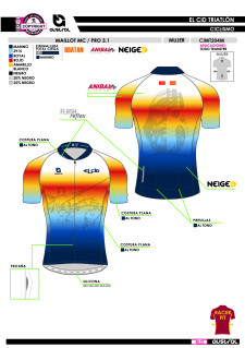 Maillot MC PRO 3.1 - Marino 2