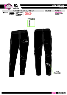 Pant. Chándal PRO 2.0 - Negro 2