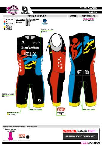 Tritraje PRO 2.0 - Negro