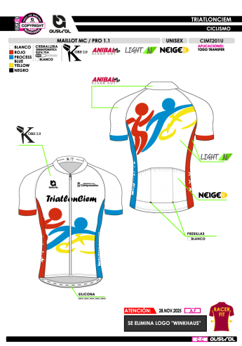 Maillot MC PRO 1.1 - Blanco
