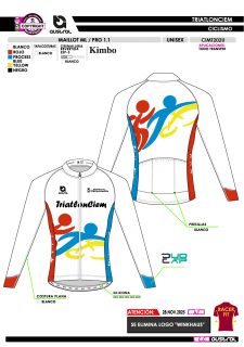 Maillot ML PRO 1.1 - Blanco 2