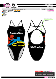 Bañador Tirante Fino - Negro 2
