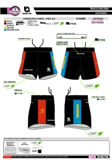 Pantalón Corto PRO 2.0 - Negro 2