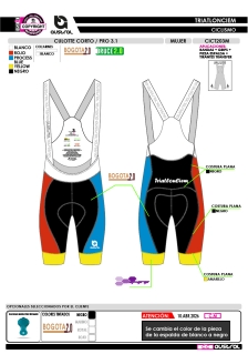 Culotte Corto PRO 3.1 - Negro 2