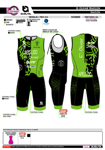 Tritraje PRO 2.0 - Verde