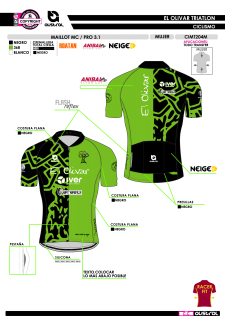 Maillot MC PRO 3.1 - Verde 2