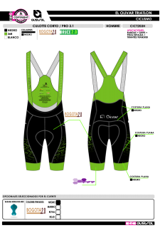 Culotte Corto PRO 3.1 - Verde 2