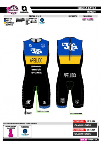 Tritraje K - Negro