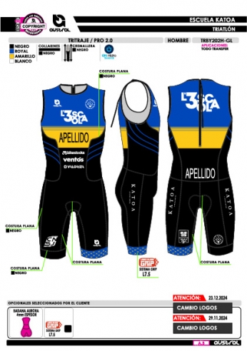 Tritraje PRO 2.0 - Negro