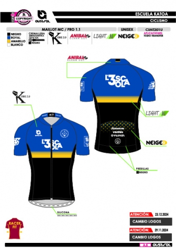 Maillot MC PRO 1.1 - Royal