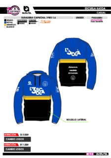 Sudadera Capucha PRO 1.6 -... 2