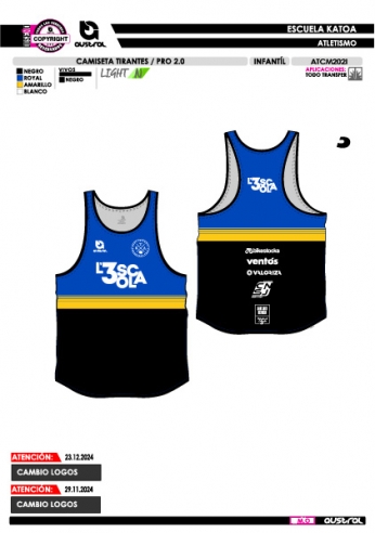 Camiseta Tirantes PRO 2.0 - Royal