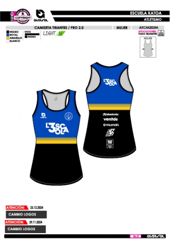 Camiseta Tirantes PRO 2.0 - Royal