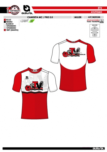 Camiseta MC PRO 2.0 - Rojo