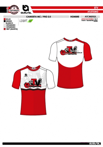 Camiseta MC PRO 2.0 - Rojo
