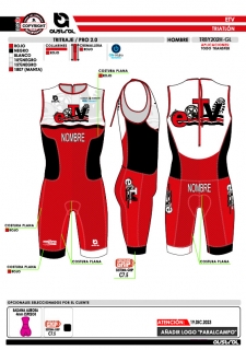 Tritraje PRO 2.0 - Rojo 2