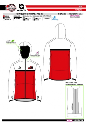 Chaq. Chándal PRO 3.3 - Rojo