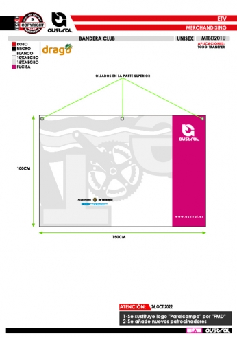 Bandera club - Blanco