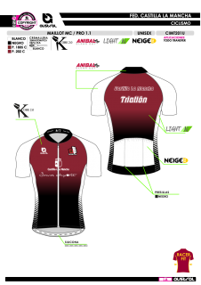 Maillot MC PRO 1.1 - Granate 2