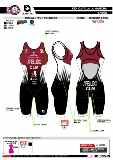 Tritraje PRO abierto 2.0 -... 2