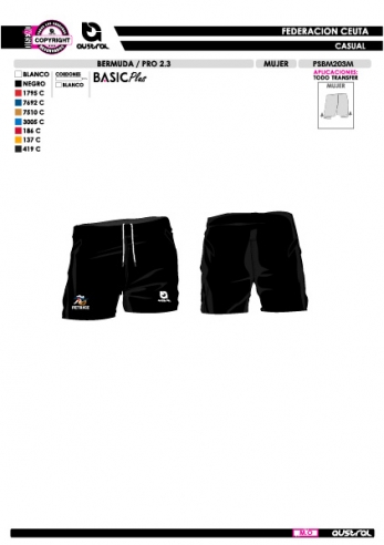 Bermuda PRO 2.3 - Negro