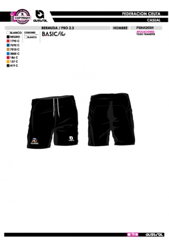 Bermuda PRO 2.3 - Negro