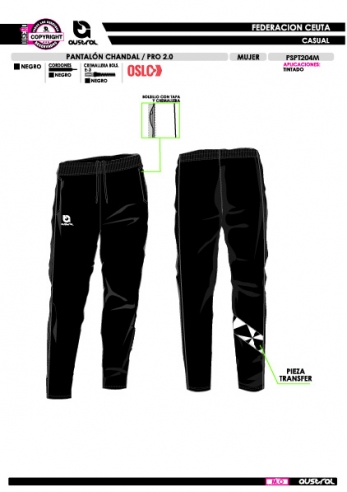 Pant. Chándal PRO 2.0 - Negro