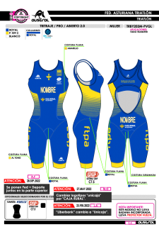 Tritraje PRO abierto 2.0 -... 2