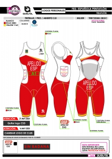 Tritraje PRO abierto 2.0 -... 2