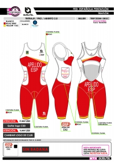 Tritraje PRO abierto 2.0 -... 2