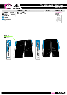 Bermuda PRO 1.1 - Negro 2